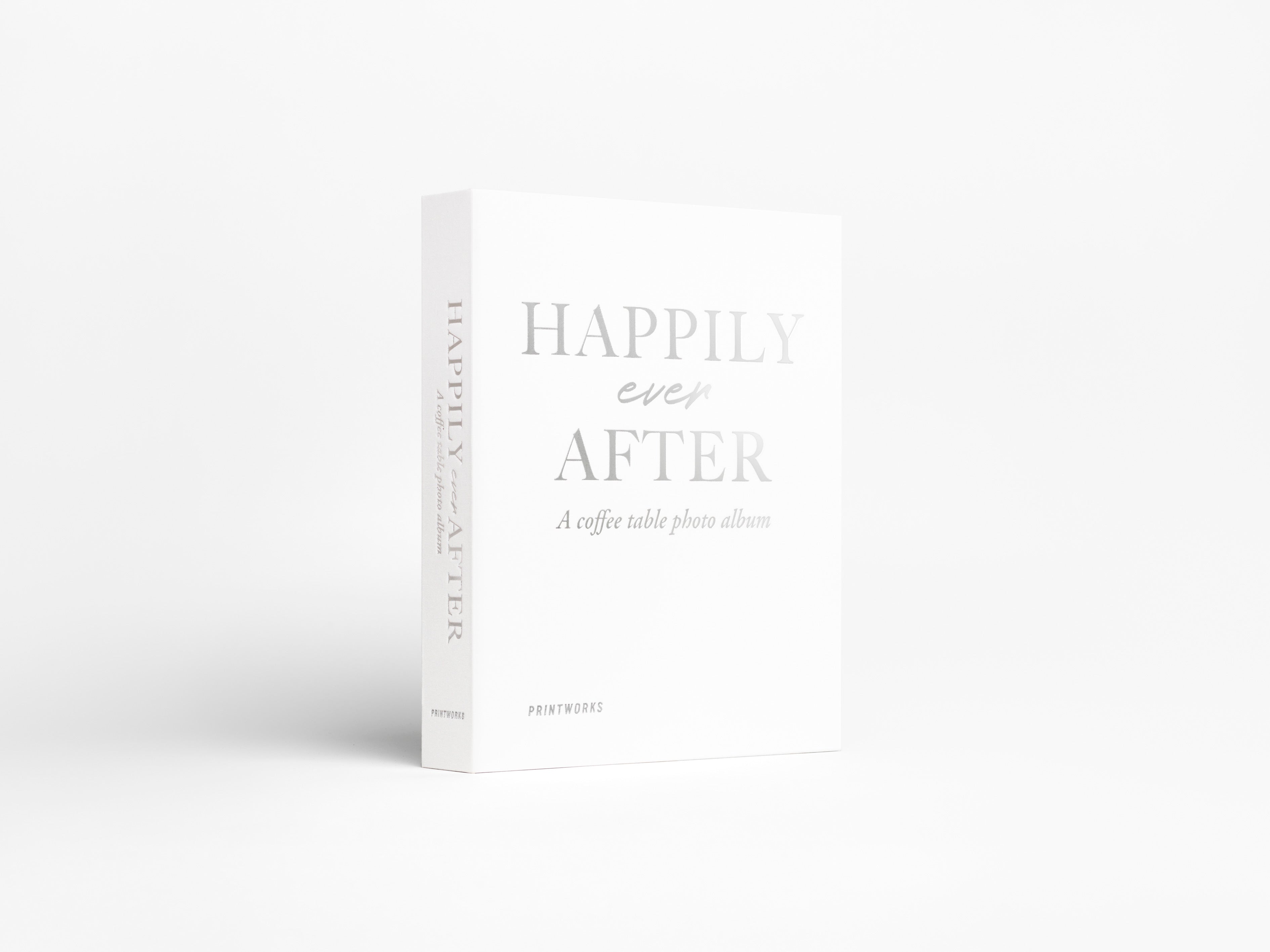 Printworks Album Fotografico Happily Ever After - Formato Grande, Per Ricordi Di Nozze O Famiglia - copertina