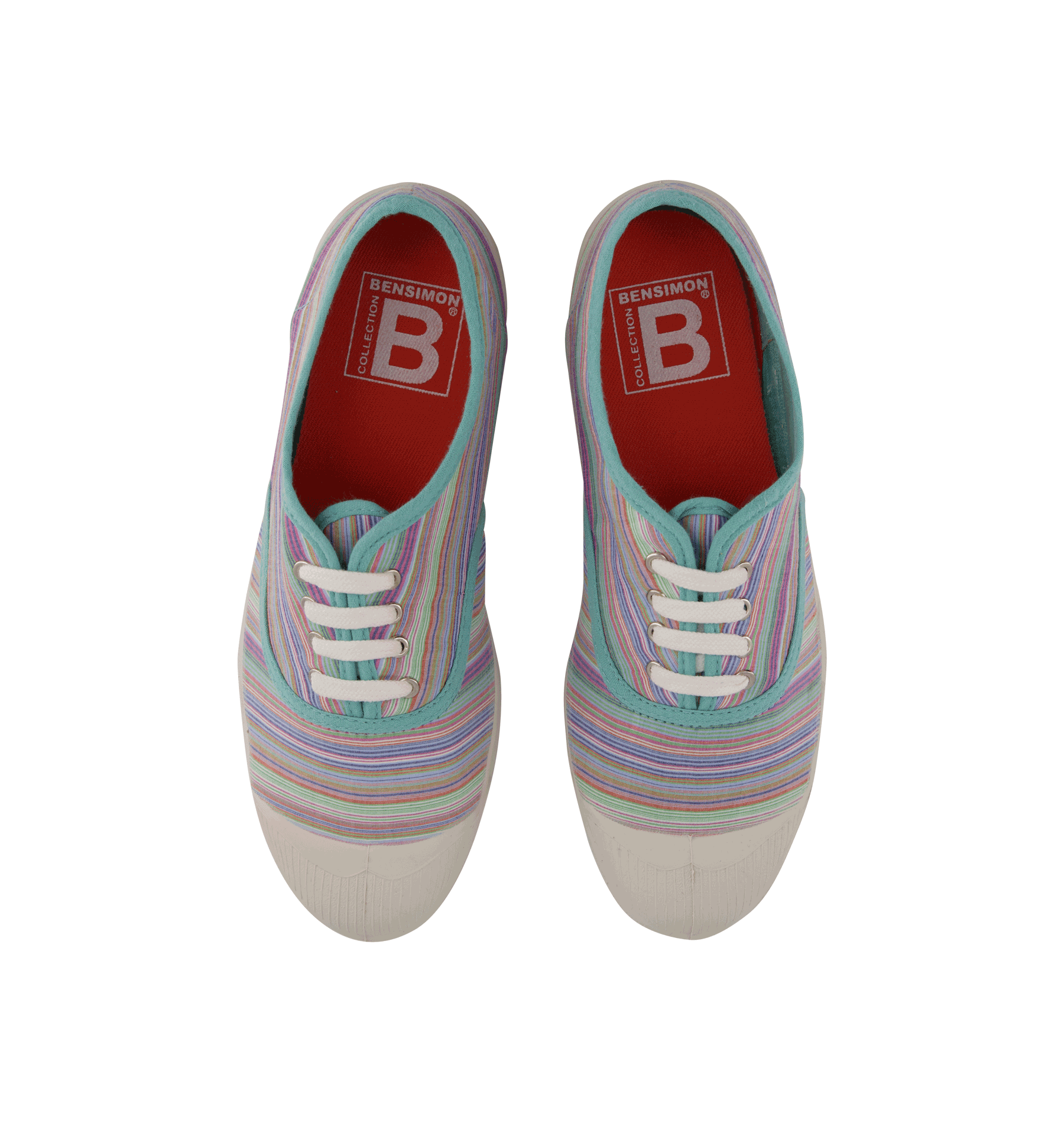 Baskets Bensimon Pour Garçon - Ten Lacets - Toile Confortable - Style Casual