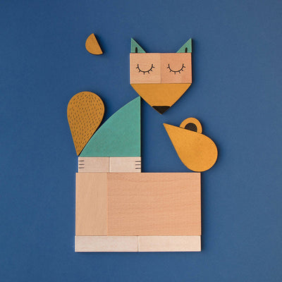 Londji Wooden Toys The Fox & The Mouse - Tilki ve Fare