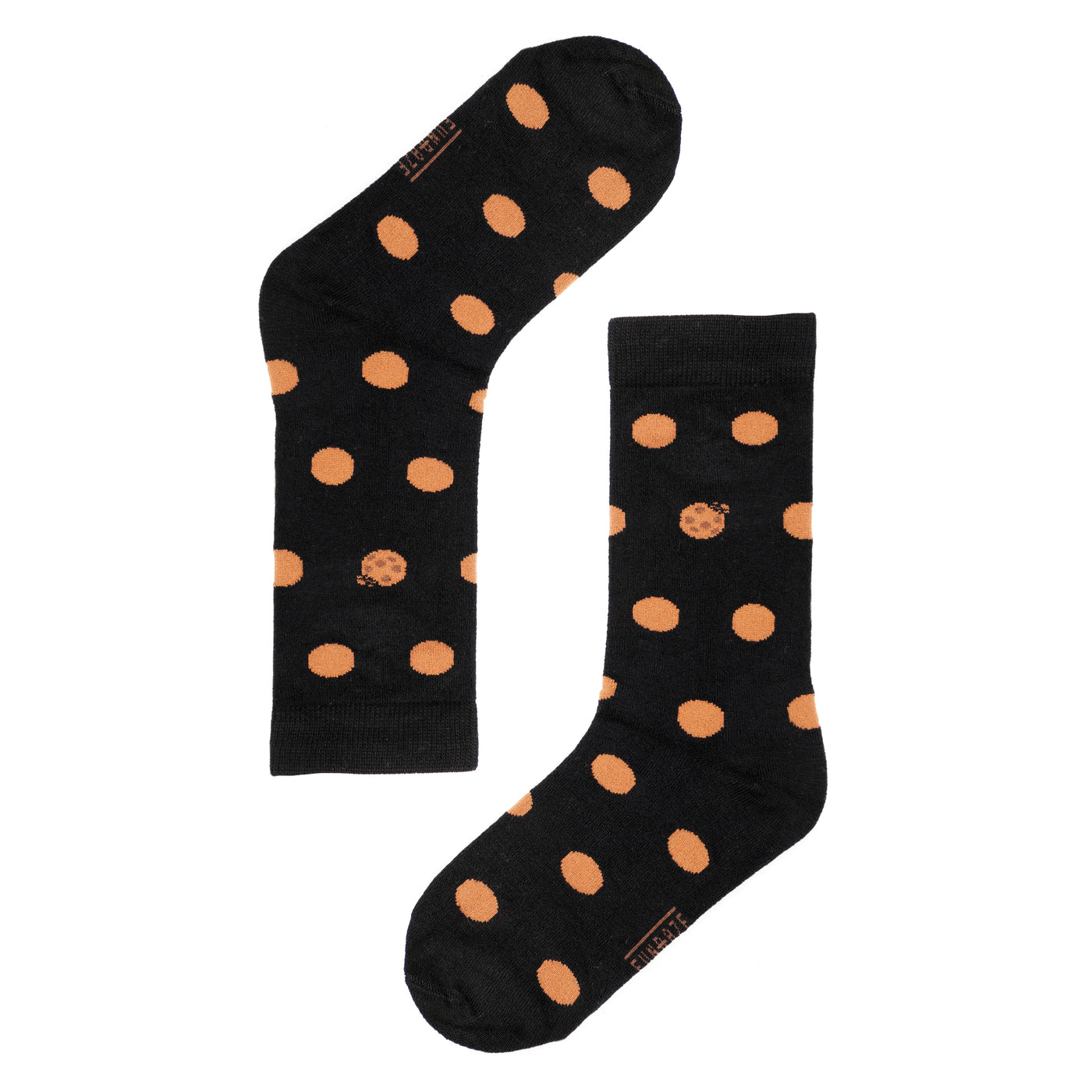 Fundaze Polka Dot - Cookie  Siyah Çorap