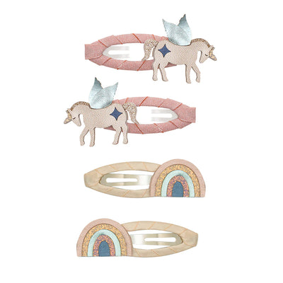 Mimi & Lula Winged Unicorn & Rainbow 4'lü Toka