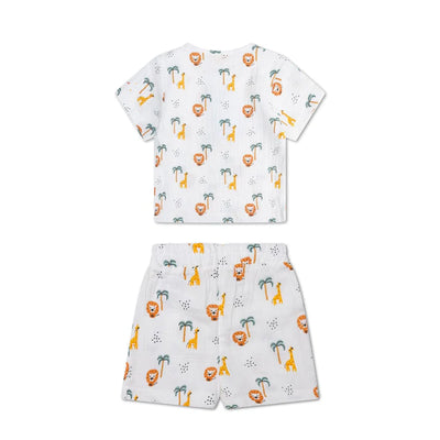 Swim Essentials Jungle Tişört Şort Set 4-6 Yaş
