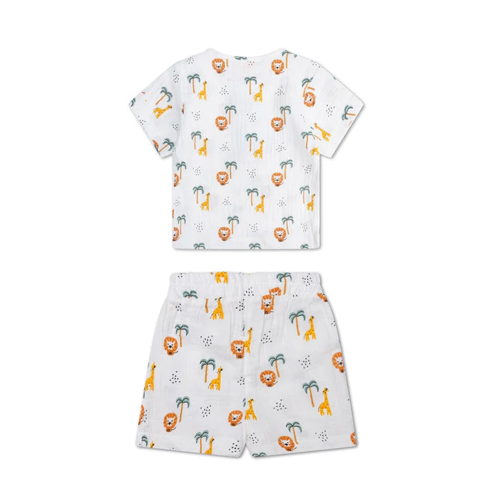 Swim Essentials Jungle Tişört Şort Set 1-2 Yaş