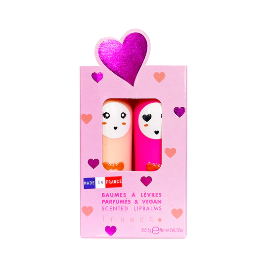 Inuwet Carla 2li Dudak Balmı Seti - Vanilya-Hindistan Cevizi ve Kiraz Aromalı