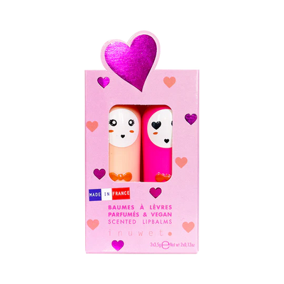 Inuwet Carla 2li Dudak Balmı Seti - Vanilya-Hindistan Cevizi ve Kiraz Aromalı