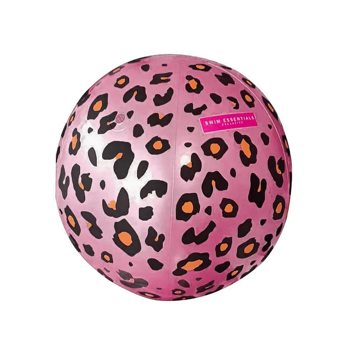 Swim Essentials Gold Leopard Fıskiyeli Şişme Top 60cm