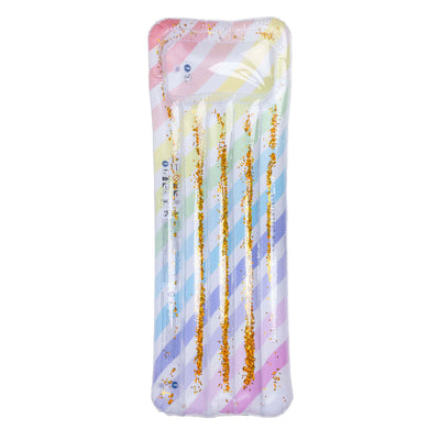 Swim Essentials Striped Rainbow Şişme Deniz ve Havuz Yatağı 177cm