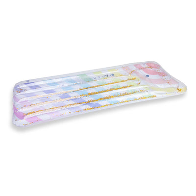 Swim Essentials Striped Rainbow Şişme Deniz ve Havuz Yatağı 177cm