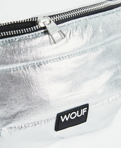 WOUF SİLVER GLOSSY WAİSTBAG - GERİ DÖNÜŞÜMLÜ BEL ÇANTASI