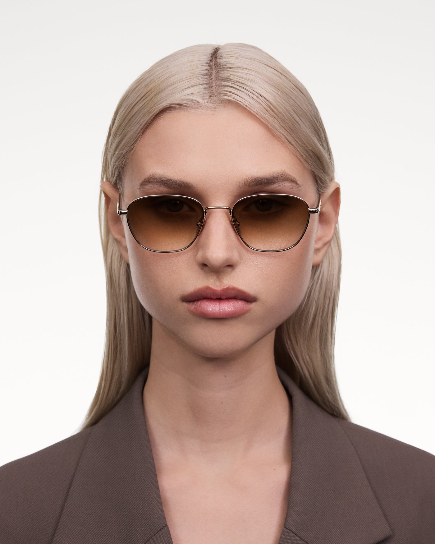 Chimi Polygon Soft Gold Brown - Yetişkin Güneş Gözlüğü