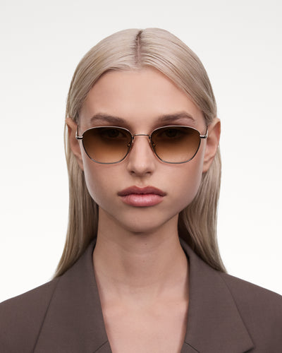 Chimi Polygon Soft Gold Brown - Yetişkin Güneş Gözlüğü
