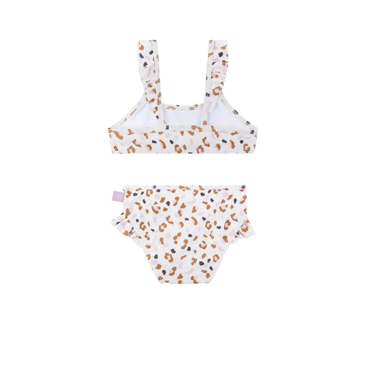 Swim Essentials Leopard Kaki UV Korumalı Bikini 2-4 Yaş