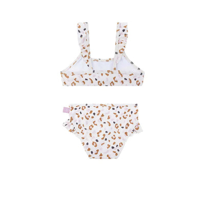 Swim Essentials Leopard Kaki UV Korumalı Bikini 2-4 Yaş