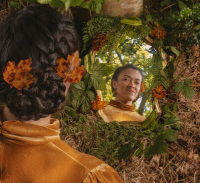 Coucou Souzette Akçaağaç Yaprağı Mandal Toka