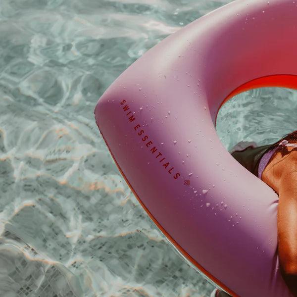 Swim Essentials Red Purple Hearts Yüzme Simidi 90cm