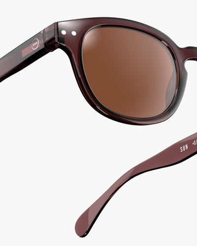 Izipizi Sun #C Old Leather - Koyu Kahverengi Yetişkin Güneş Gözlüğü
