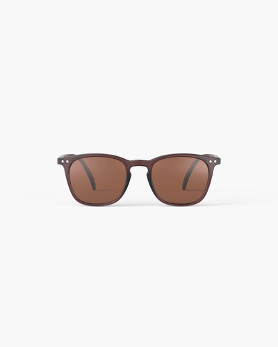 Izipizi Sun #E Old Leather - Koyu Kahverengi Yetişkin Güneş Gözlüğü