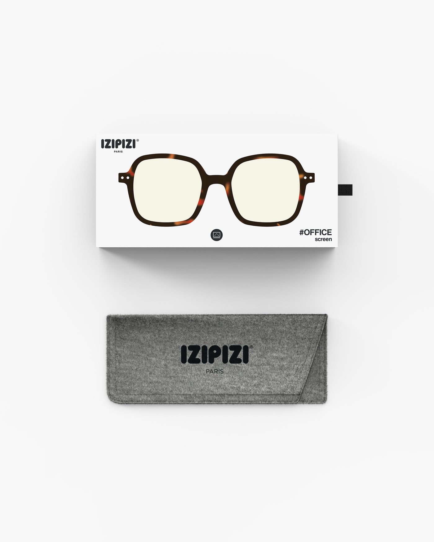 Izipizi Screen Office Tortoise - Kahverengi Yetişkin Ekran Koruma Gözlüğü