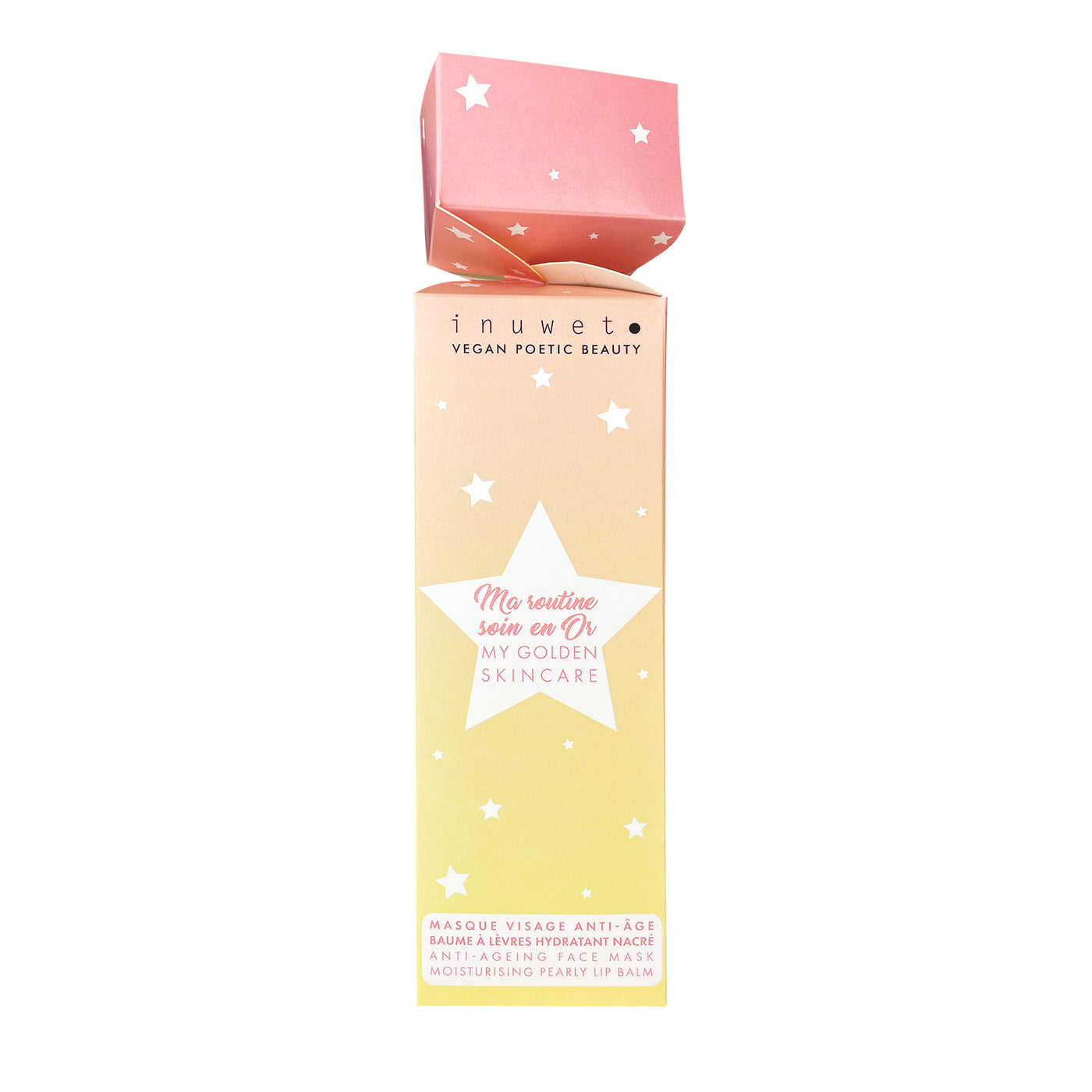 Inuwet Golden Skincare Cracker – Yüz Maskesi & Dudak Balmı