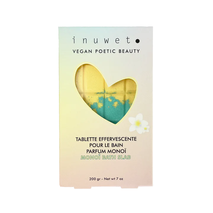 Inuwet Çikolata Tableti Şeklinde Banyo Topu Monoi