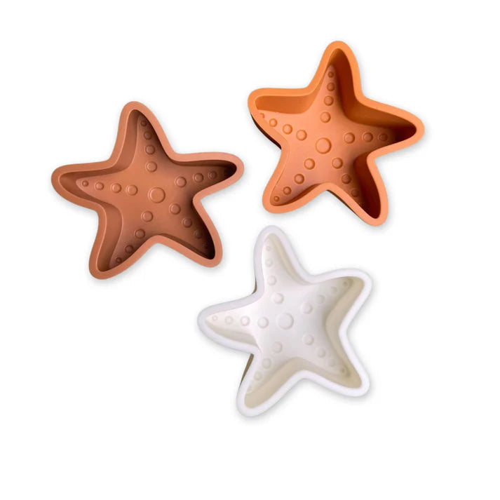 Swim Essentials Sea Star Silikon Oyuncak Seti - Kova, Kürek ve 3 adet Kalıp