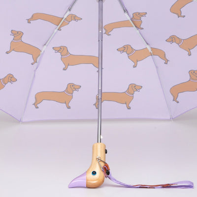 Duckhead Duck Kompakt Şemsiye Dachshund Purple