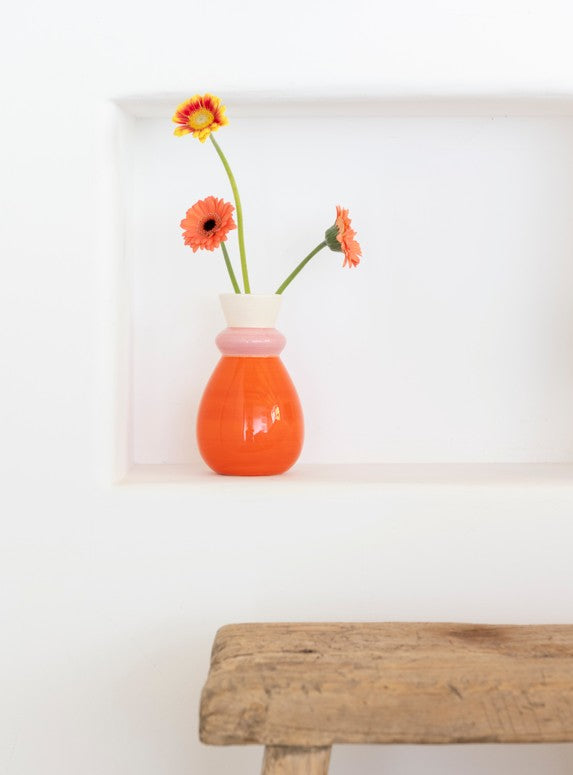 Que Rico - Carolina Amor del Color El Boyaması Vazo