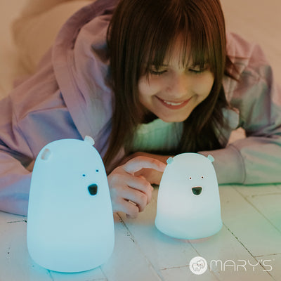 Mary's Teddy Bear Led Gece Lambası Mavi