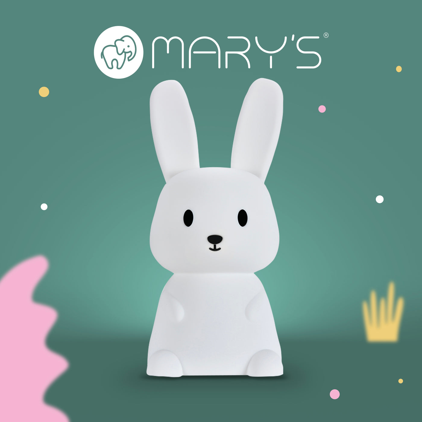 Mary's Big Bunny Led Gece Lambası Beyaz