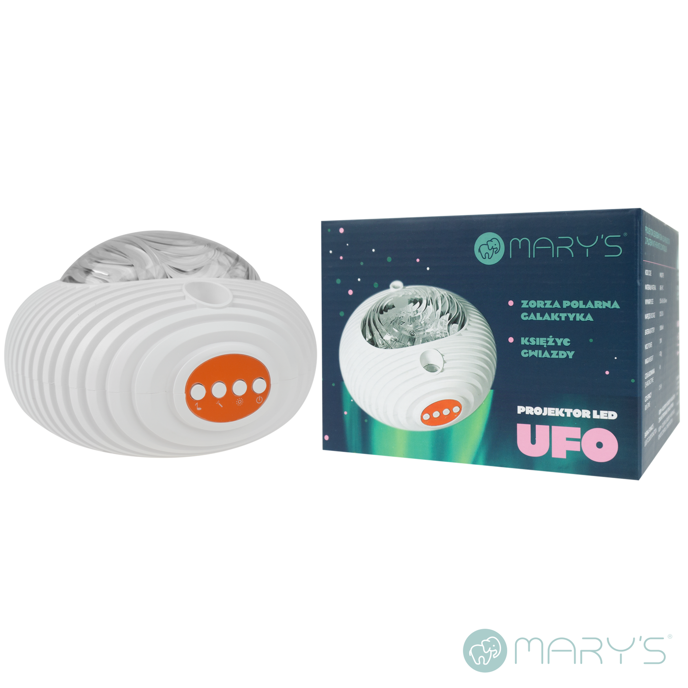 Mary's UFO Galaxy UFO RGBW Projeksiyon