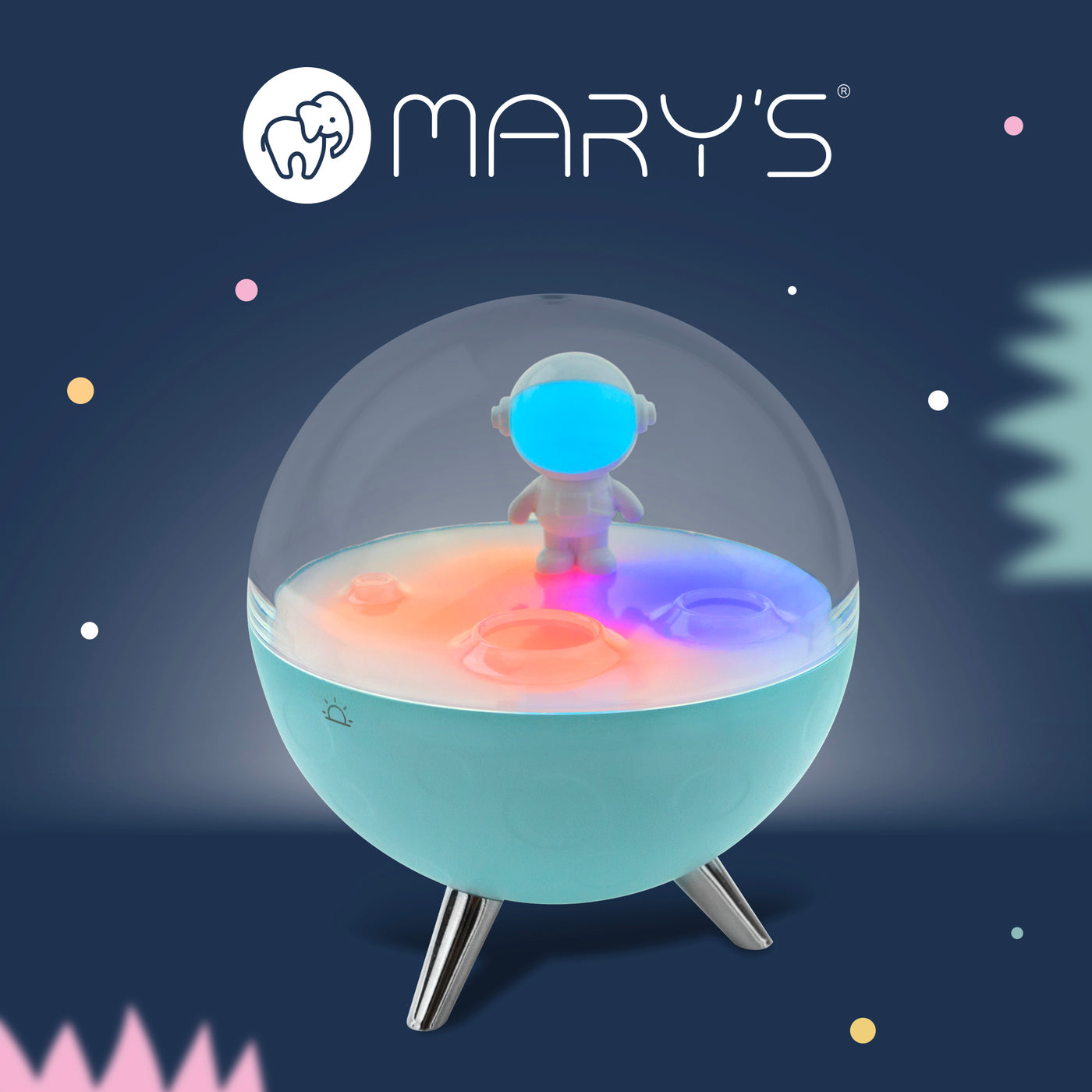 Mary's Moon RGB Led Gece Lambası Mavi