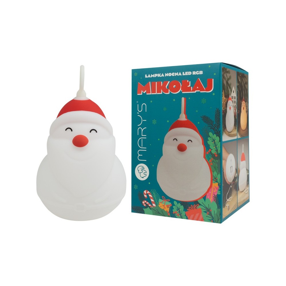 Mary's Santa Claus RGB Led Gece Lambası