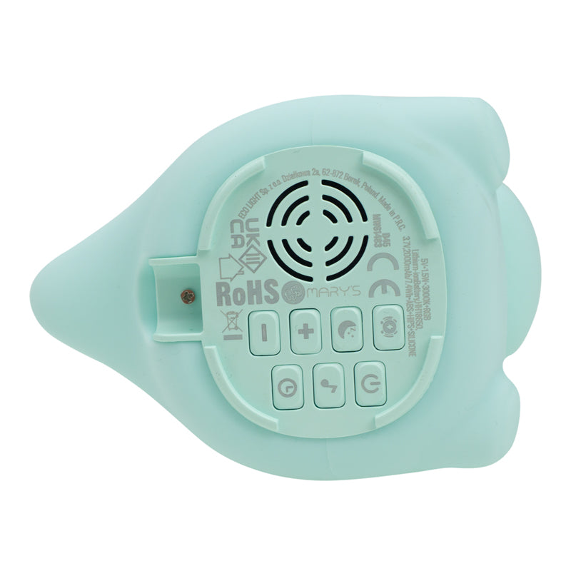 Mary's Dino RGB LED Gece Lambası ve Çalar Saat