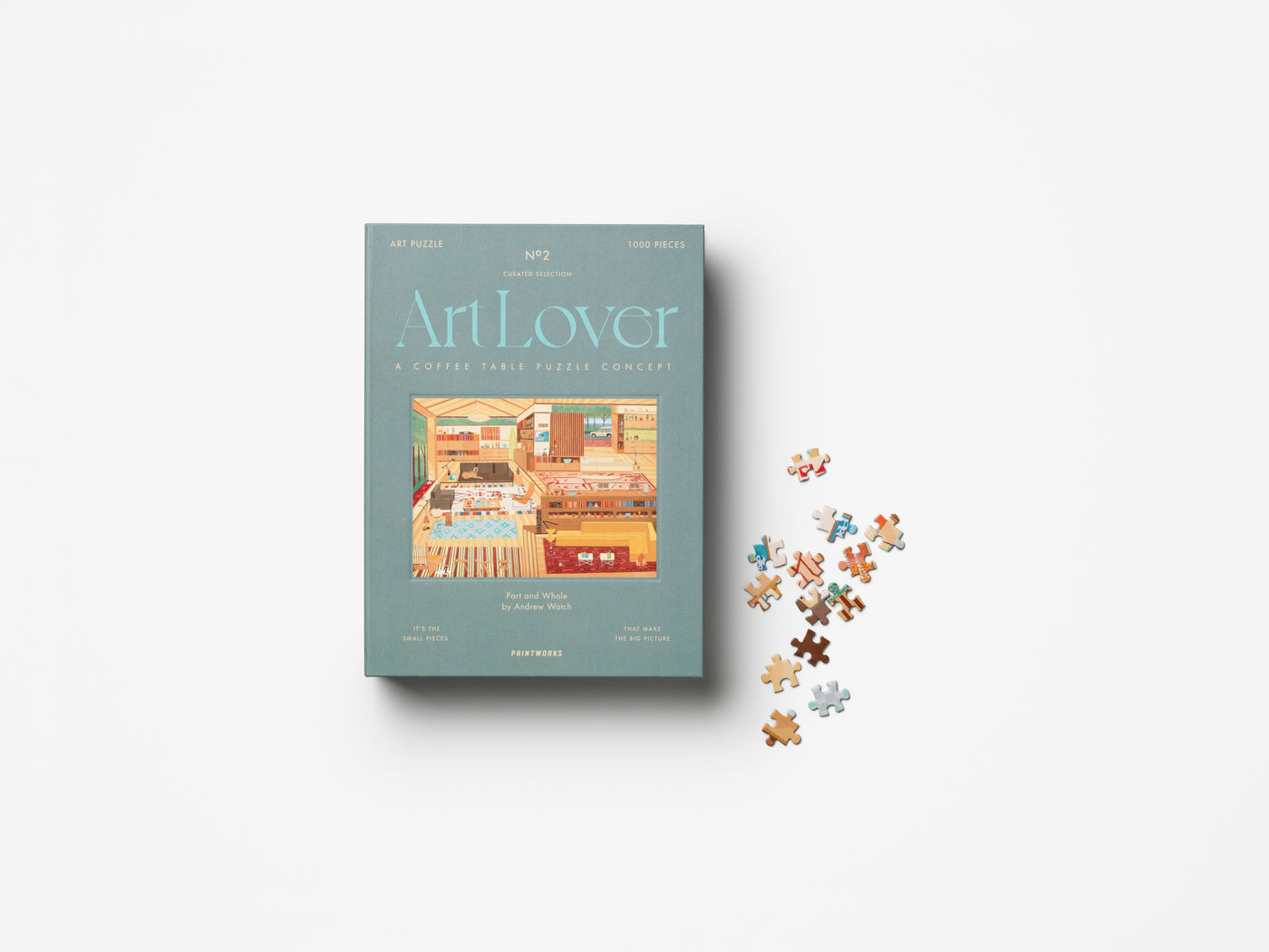 Printworks Art Lover Book Puzzle 1000 Parça - Part and Whole