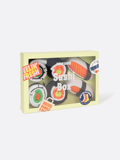 Eat My Socks Sushi Box 3lü Yetişkin Çorap