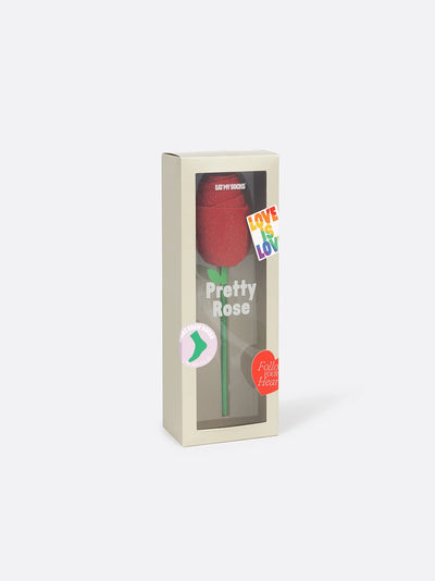 Eat My Socks Pretty Red Rose Yetişkin Çorap