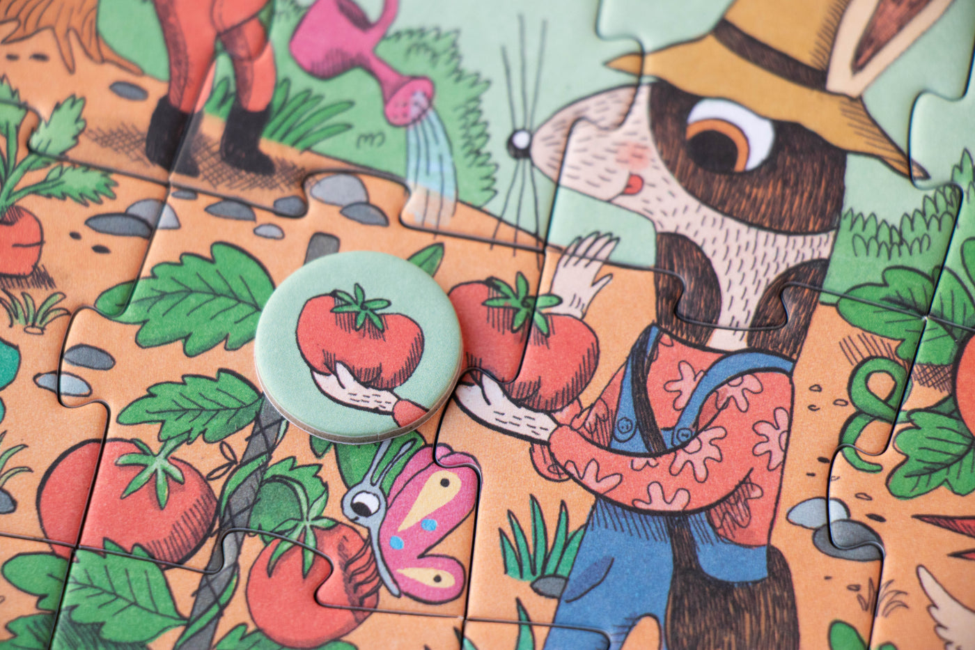 Londji Tiny 24 Parça Puzzle - Garden