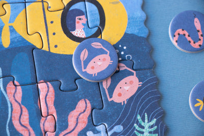 Londji Tiny 36 Parça Puzzle - Ocean