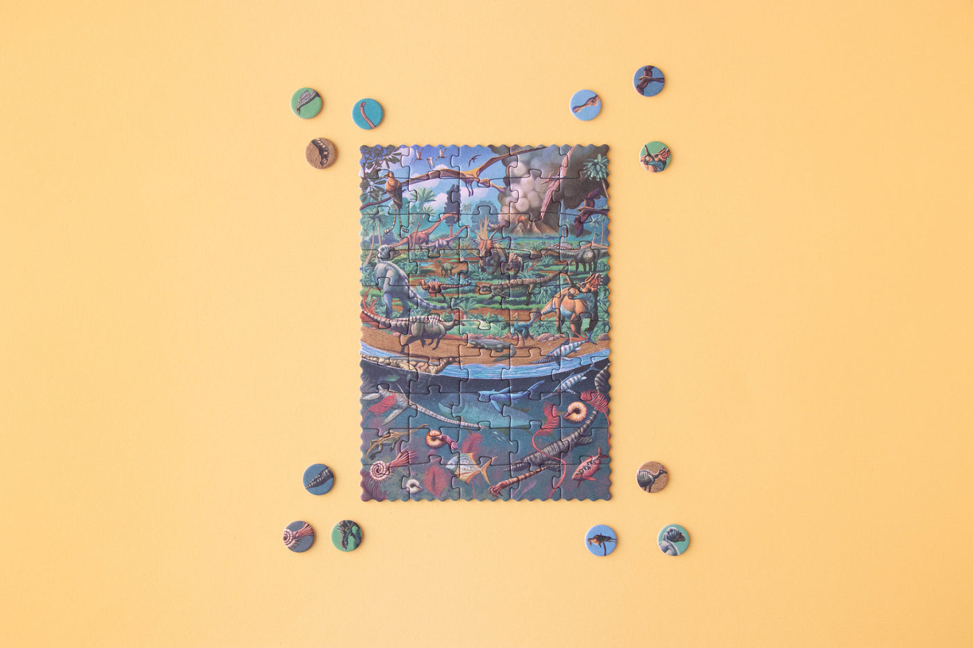 Londji Tiny 50 Parça Puzzle - Dinosaurs