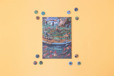 Londji Tiny 50 Parça Puzzle - Dinosaurs