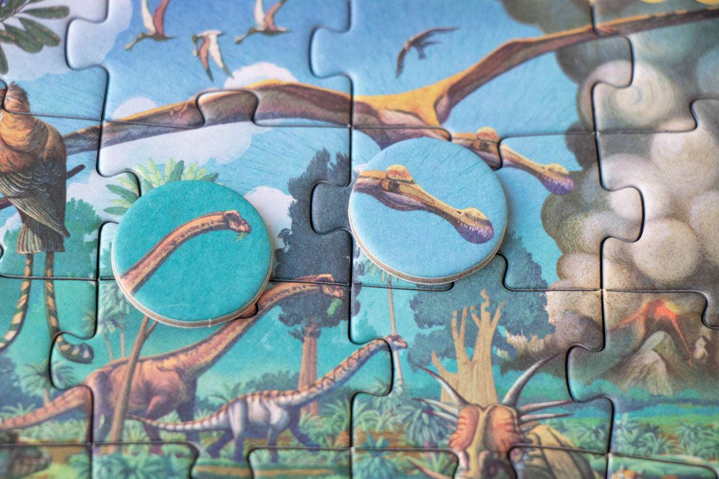 Londji Tiny 50 Parça Puzzle - Dinosaurs