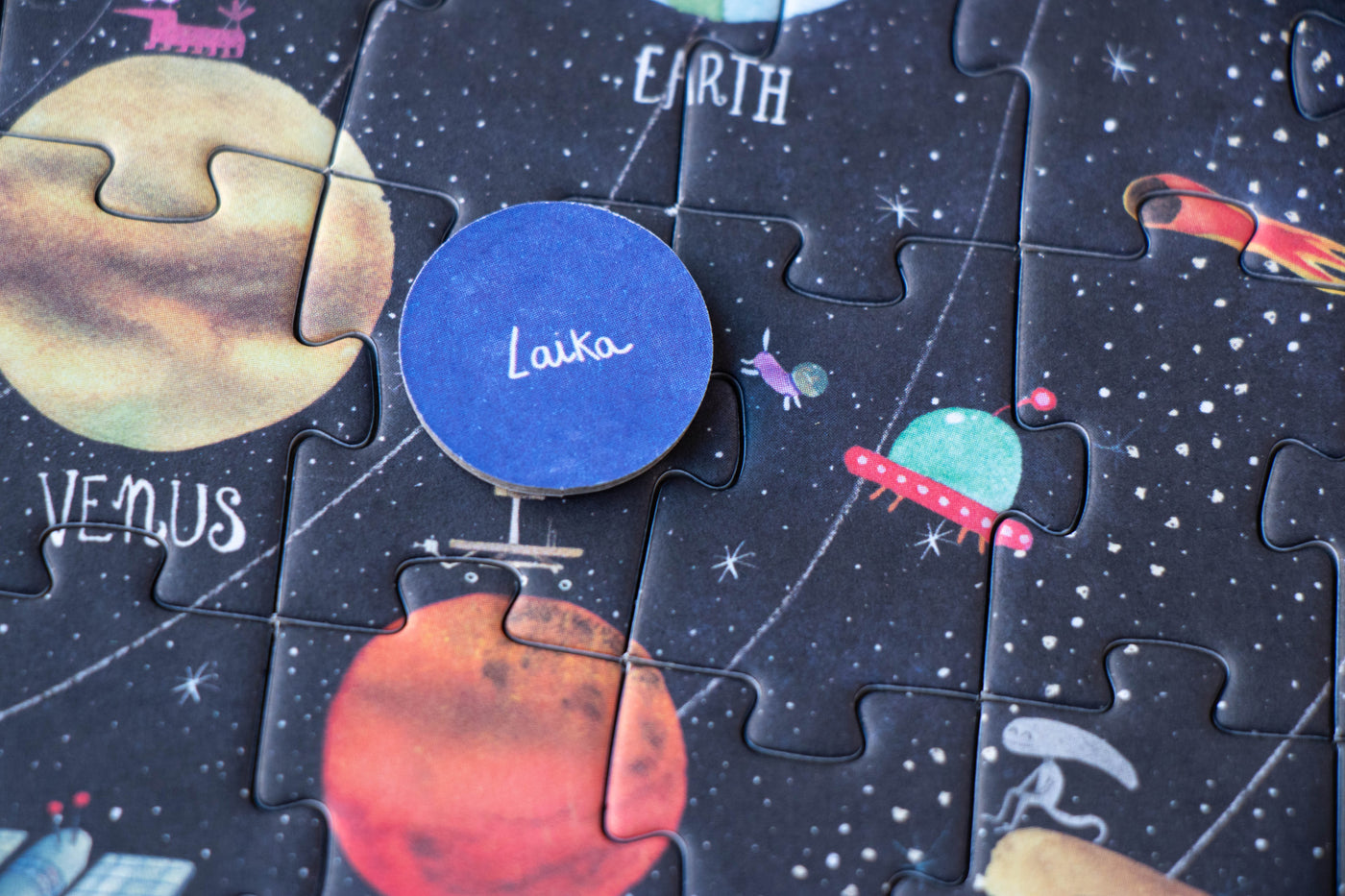 Londji Tiny 50 Parça Puzzle - Planets