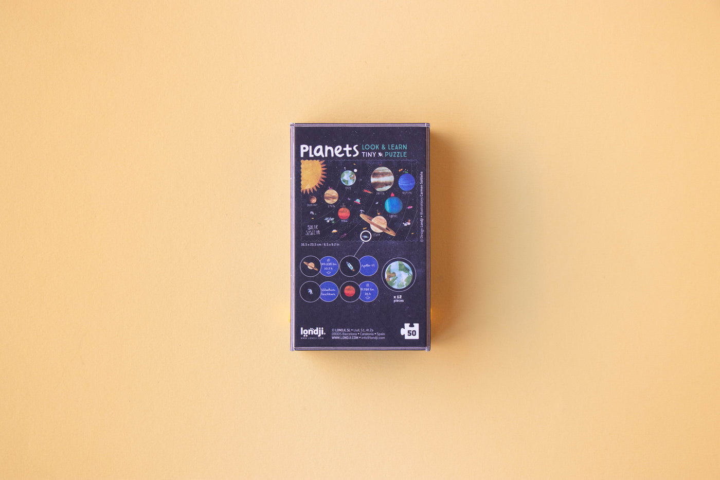 Londji Tiny 50 Parça Puzzle - Planets