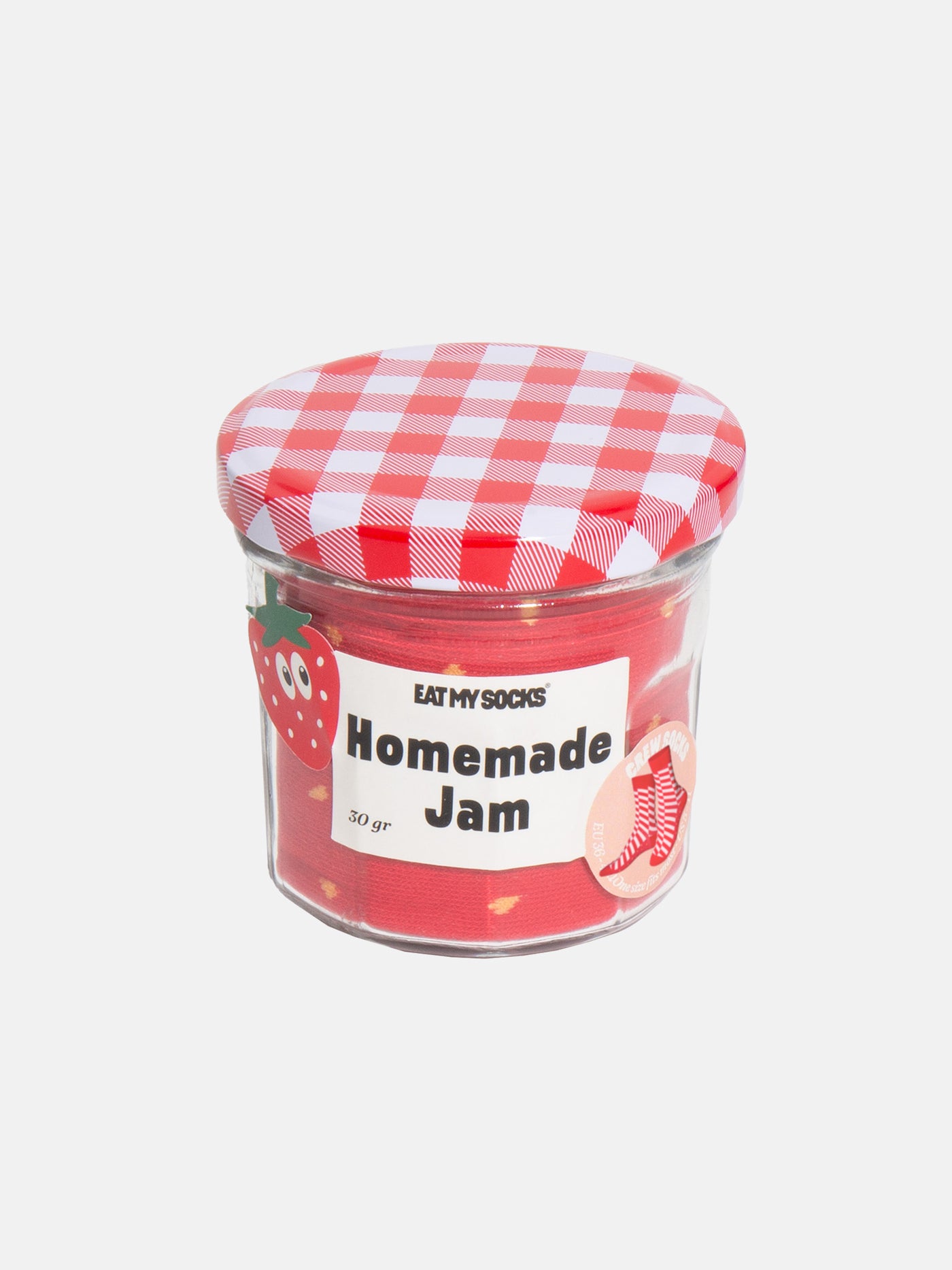 Eat My Socks Homemade Jam Strawberry Yetişkin Çorap