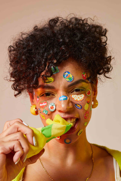 Eat My Socks Fresh Lemons 2li Yetişkin Çorap