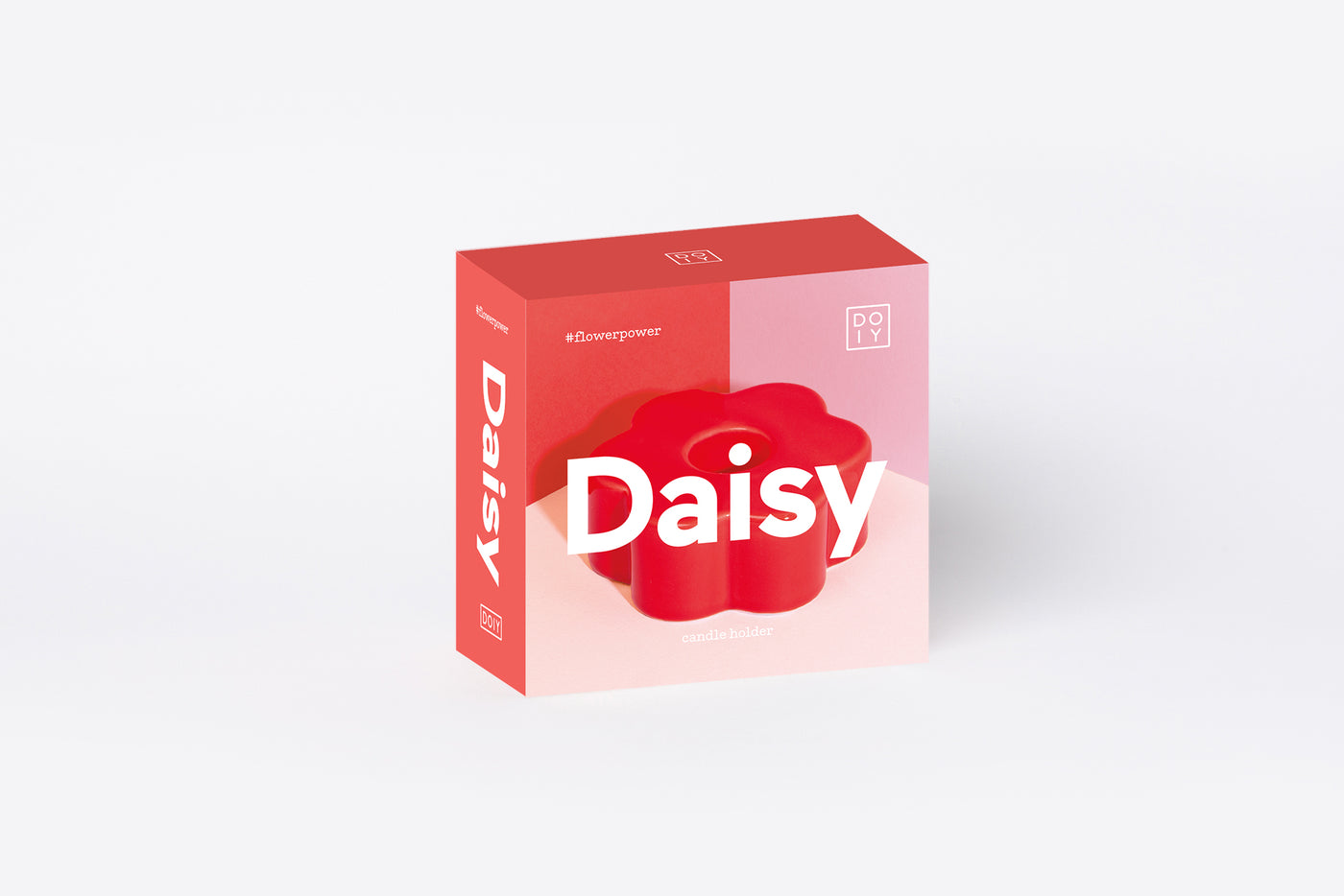 DOIY Daisy Papatya Şamdan Kırmızı