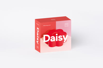 DOIY Daisy Papatya Şamdan Kırmızı