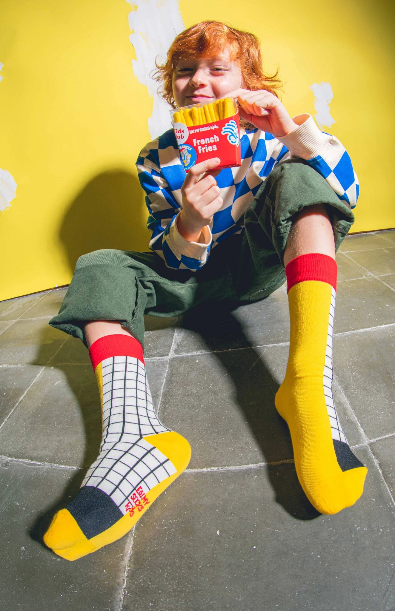 Eat My Socks French Fries 5-10 Yaş Çocuk Çorap