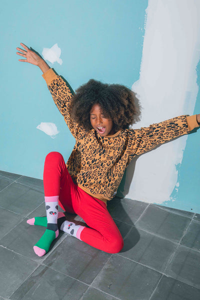 Eat My Socks Lazy Panda 5-10 Yaş Çocuk Çorap