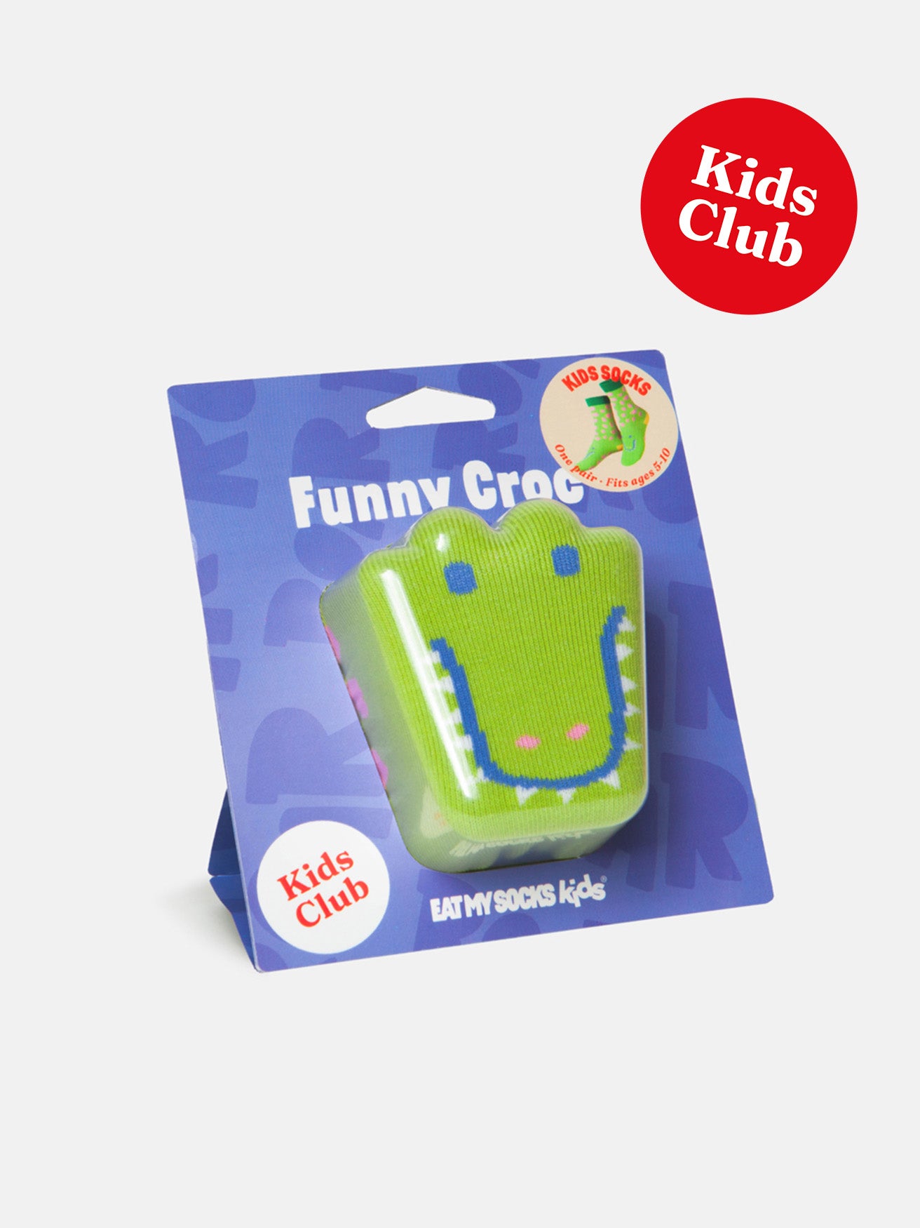 Eat My Socks Funny Croc 5-10 Yaş Çocuk Çorap